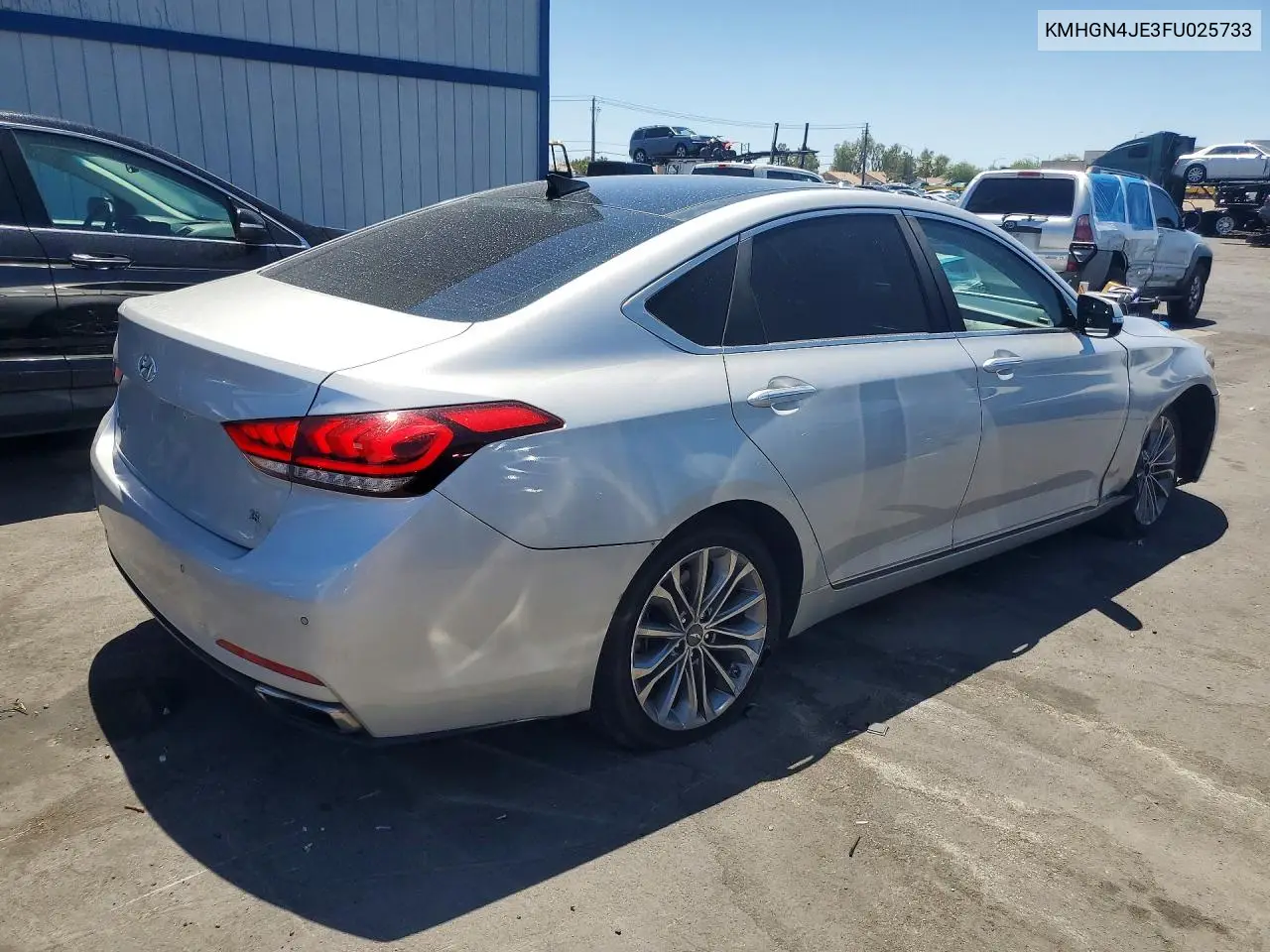 2015 Hyundai Genesis 3.8L VIN: KMHGN4JE3FU025733 Lot: 79134005