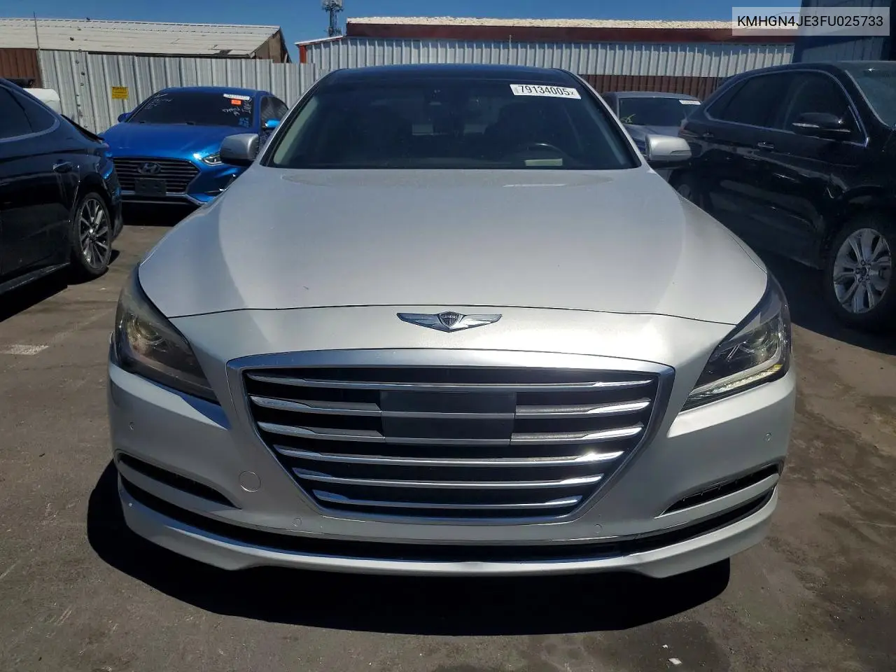 2015 Hyundai Genesis 3.8L VIN: KMHGN4JE3FU025733 Lot: 79134005