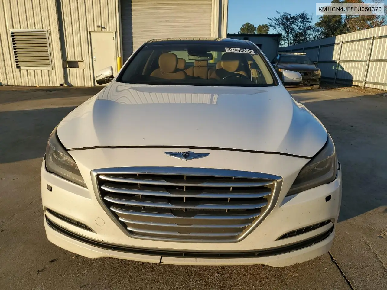 KMHGN4JE8FU050370 2015 Hyundai Genesis 3.8L