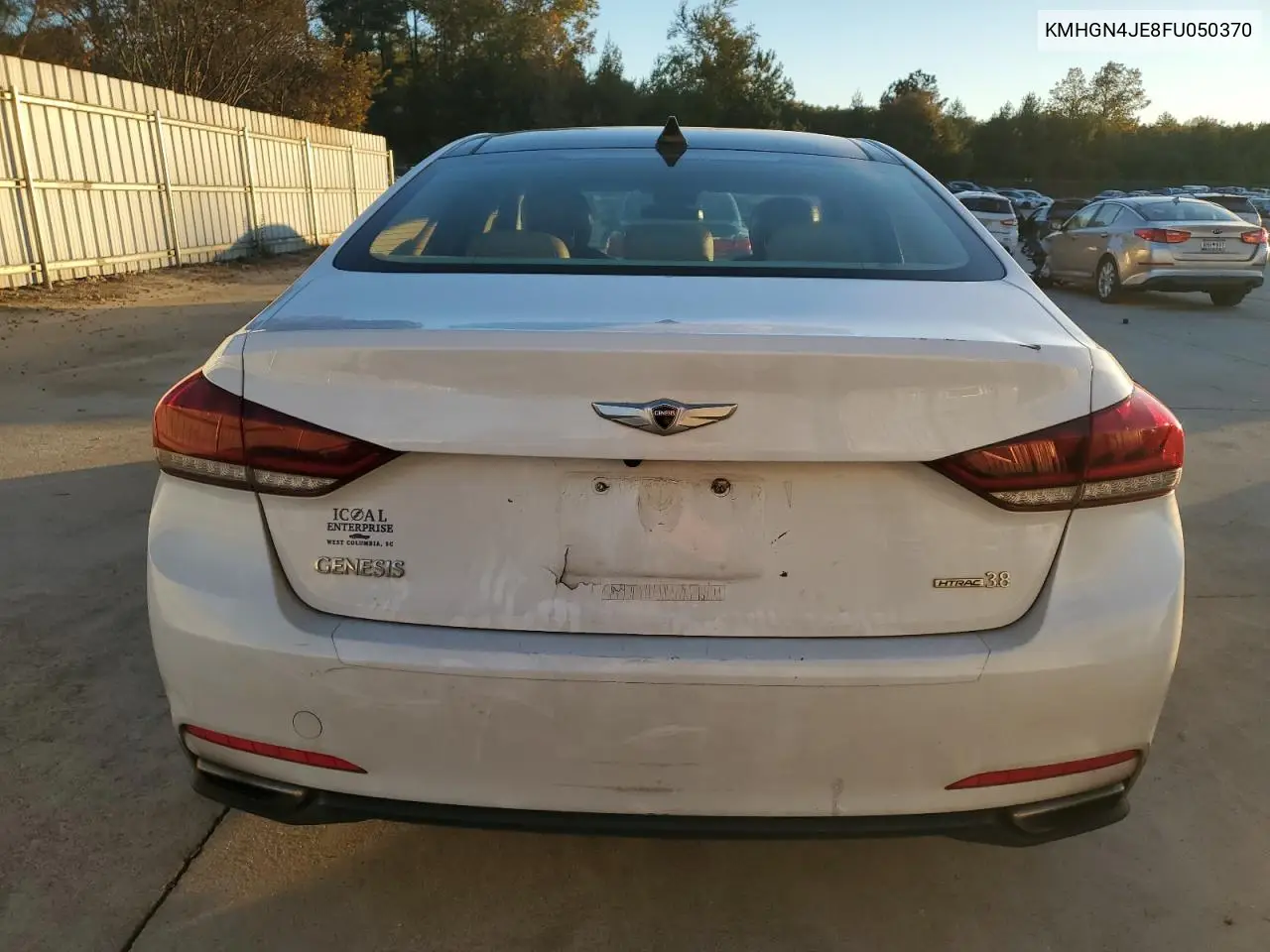 KMHGN4JE8FU050370 2015 Hyundai Genesis 3.8L