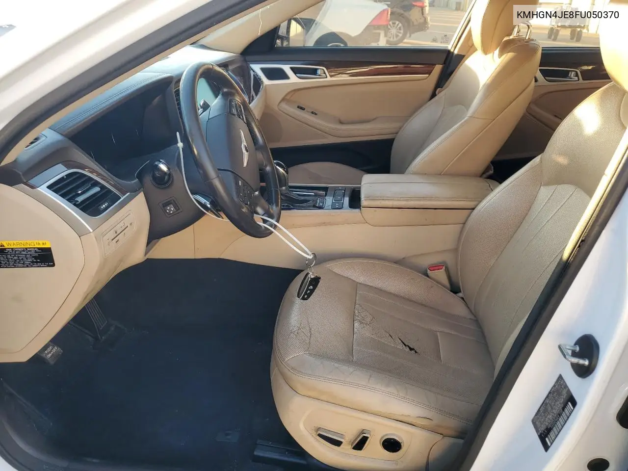 KMHGN4JE8FU050370 2015 Hyundai Genesis 3.8L
