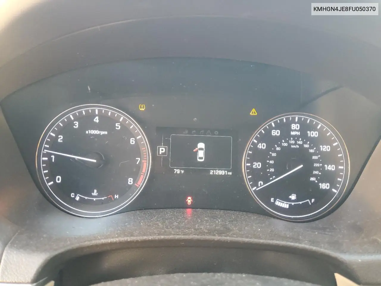 KMHGN4JE8FU050370 2015 Hyundai Genesis 3.8L