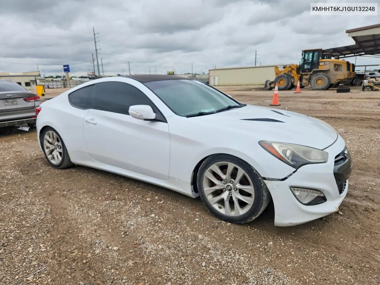 2016 Hyundai Genesis Coupe 3.8L VIN: KMHHT6KJ1GU132248 Lot: 53830586