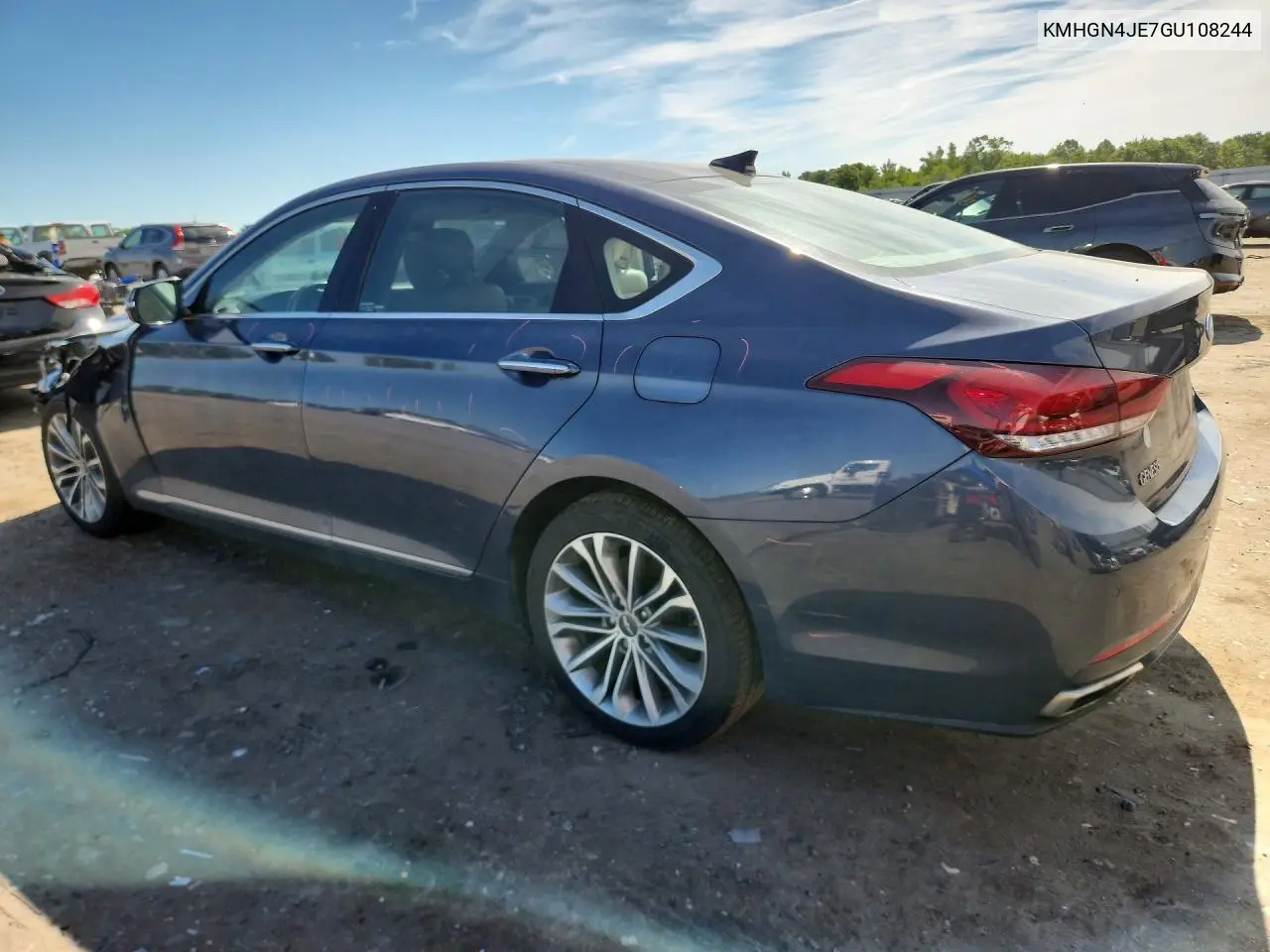 2016 Hyundai Genesis 3.8L VIN: KMHGN4JE7GU108244 Lot: 55646316