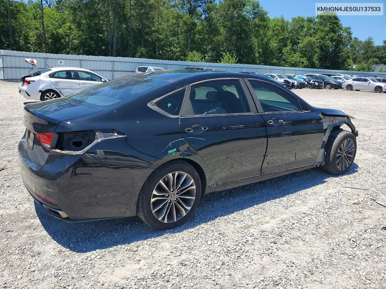 2016 Hyundai Genesis 3.8L VIN: KMHGN4JE5GU137533 Lot: 55936066