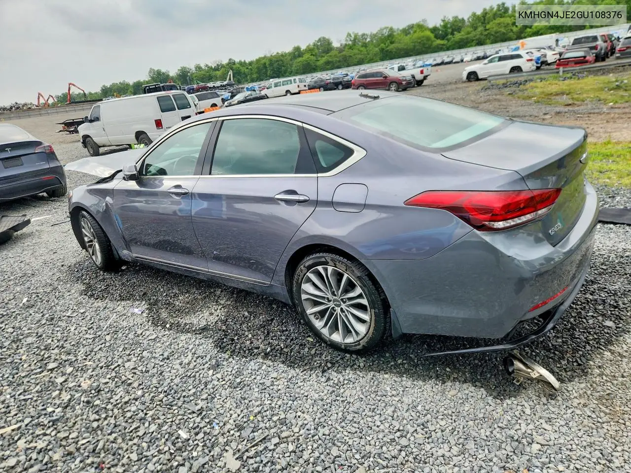 2016 Hyundai Genesis 3.8L VIN: KMHGN4JE2GU108376 Lot: 56145326