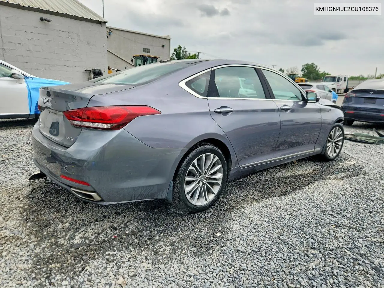 2016 Hyundai Genesis 3.8L VIN: KMHGN4JE2GU108376 Lot: 56145326
