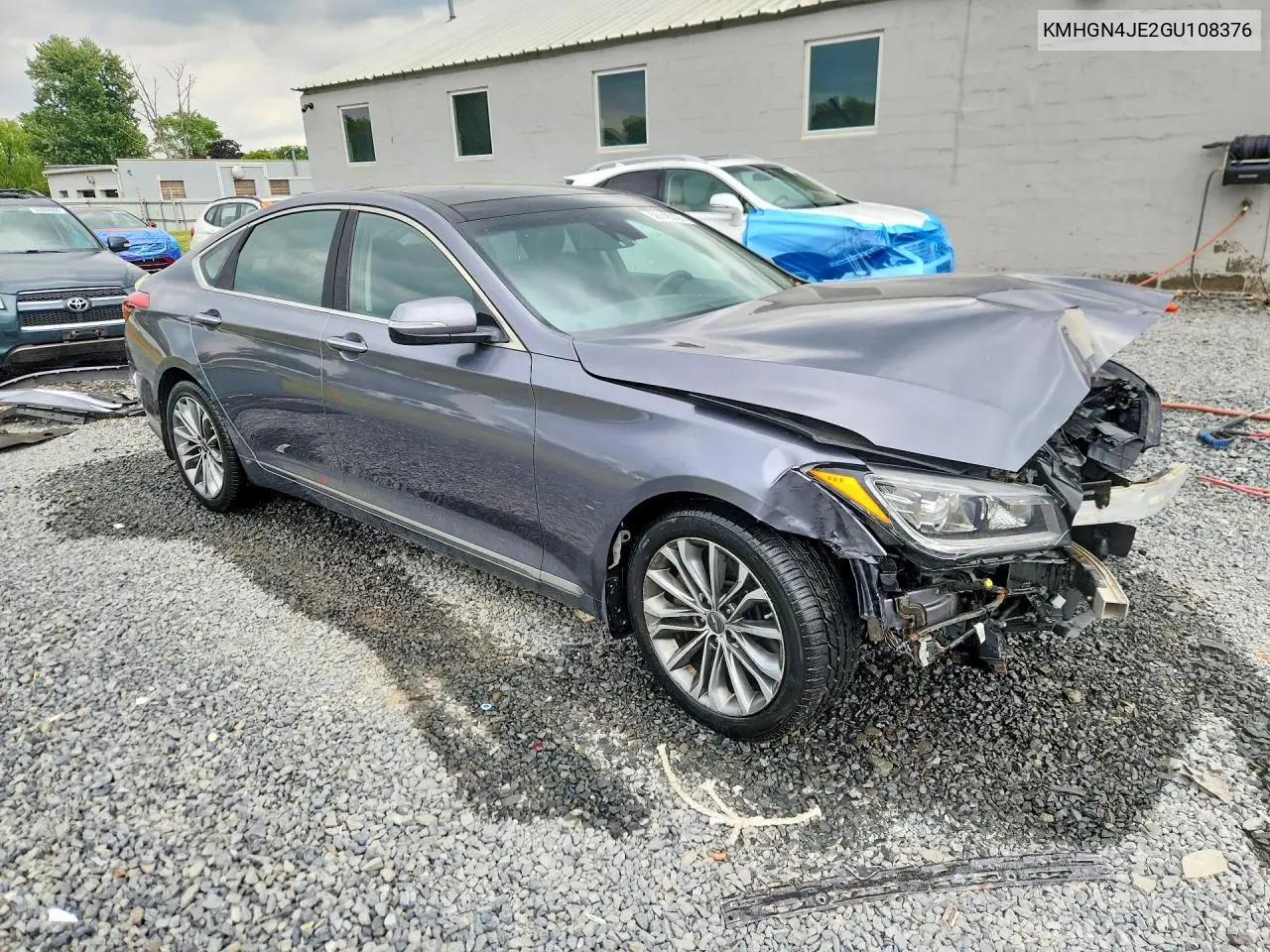 2016 Hyundai Genesis 3.8L VIN: KMHGN4JE2GU108376 Lot: 56145326
