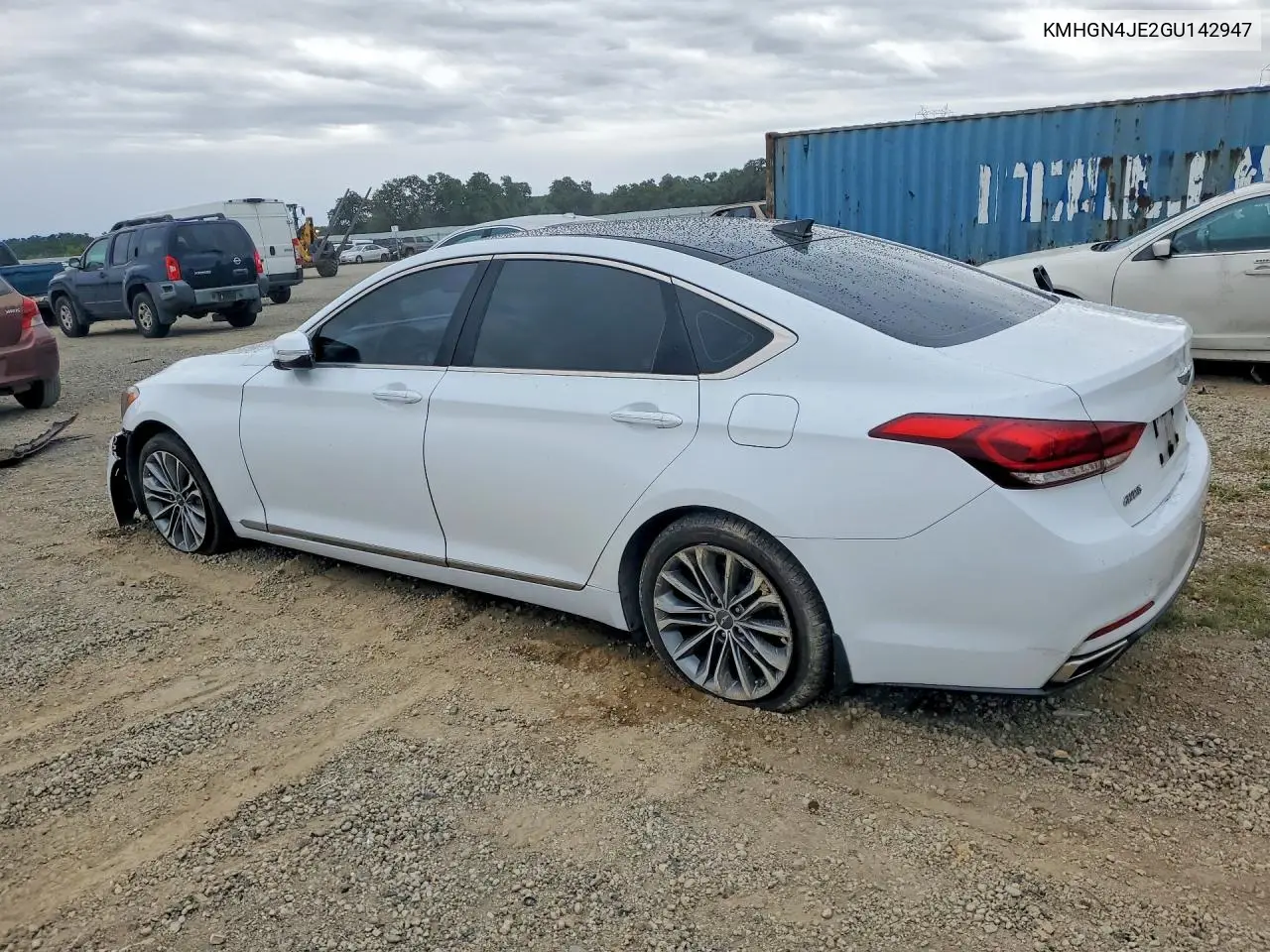 2016 Hyundai Genesis 3.8L VIN: KMHGN4JE2GU142947 Lot: 56307046