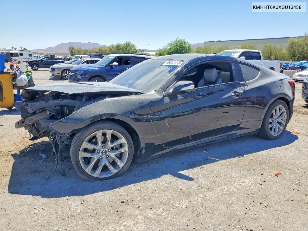 2016 Hyundai Genesis 3.8L VIN: KMHHT6KJXGU134581 Lot: 58313956