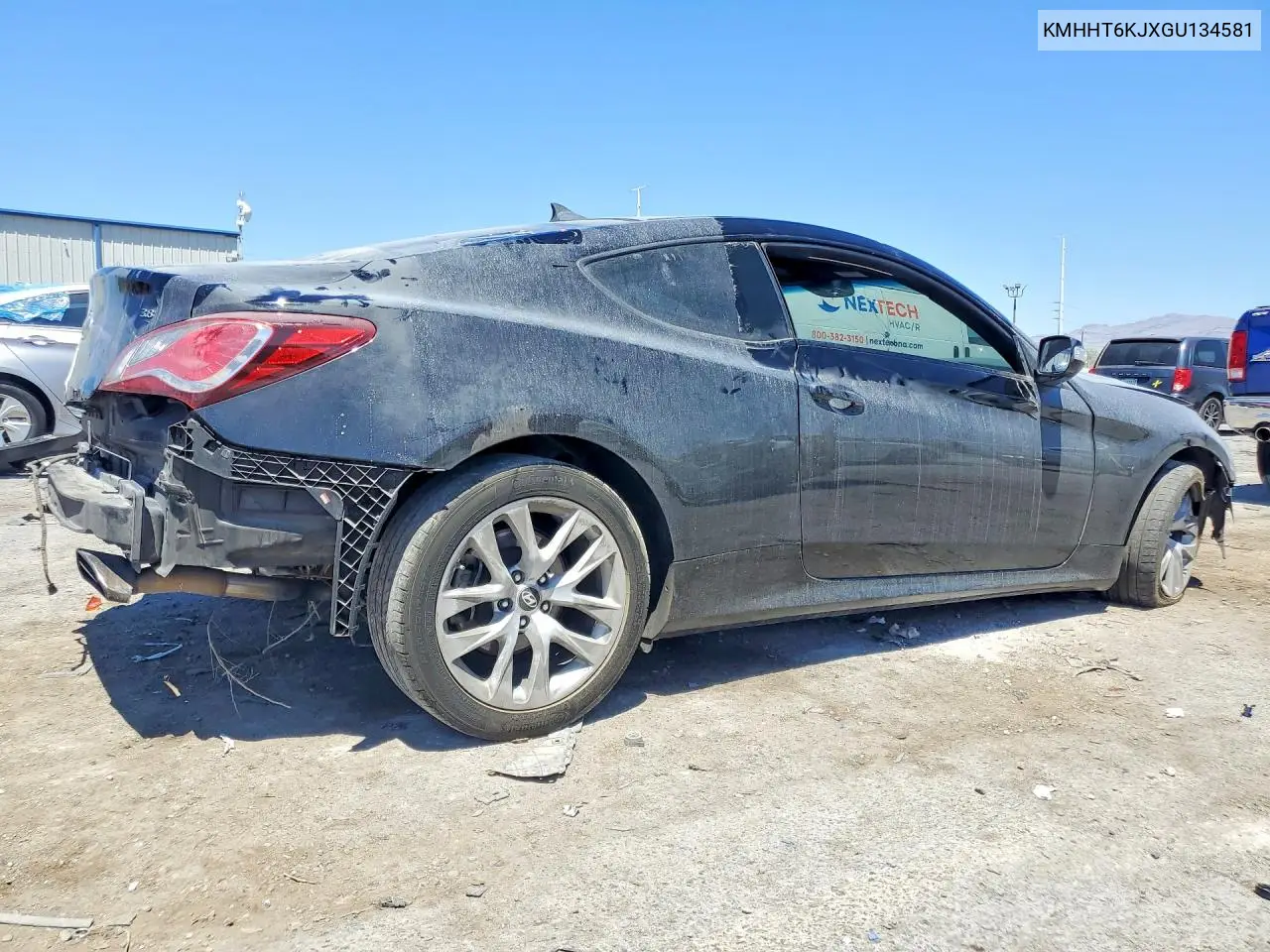 2016 Hyundai Genesis 3.8L VIN: KMHHT6KJXGU134581 Lot: 58313956