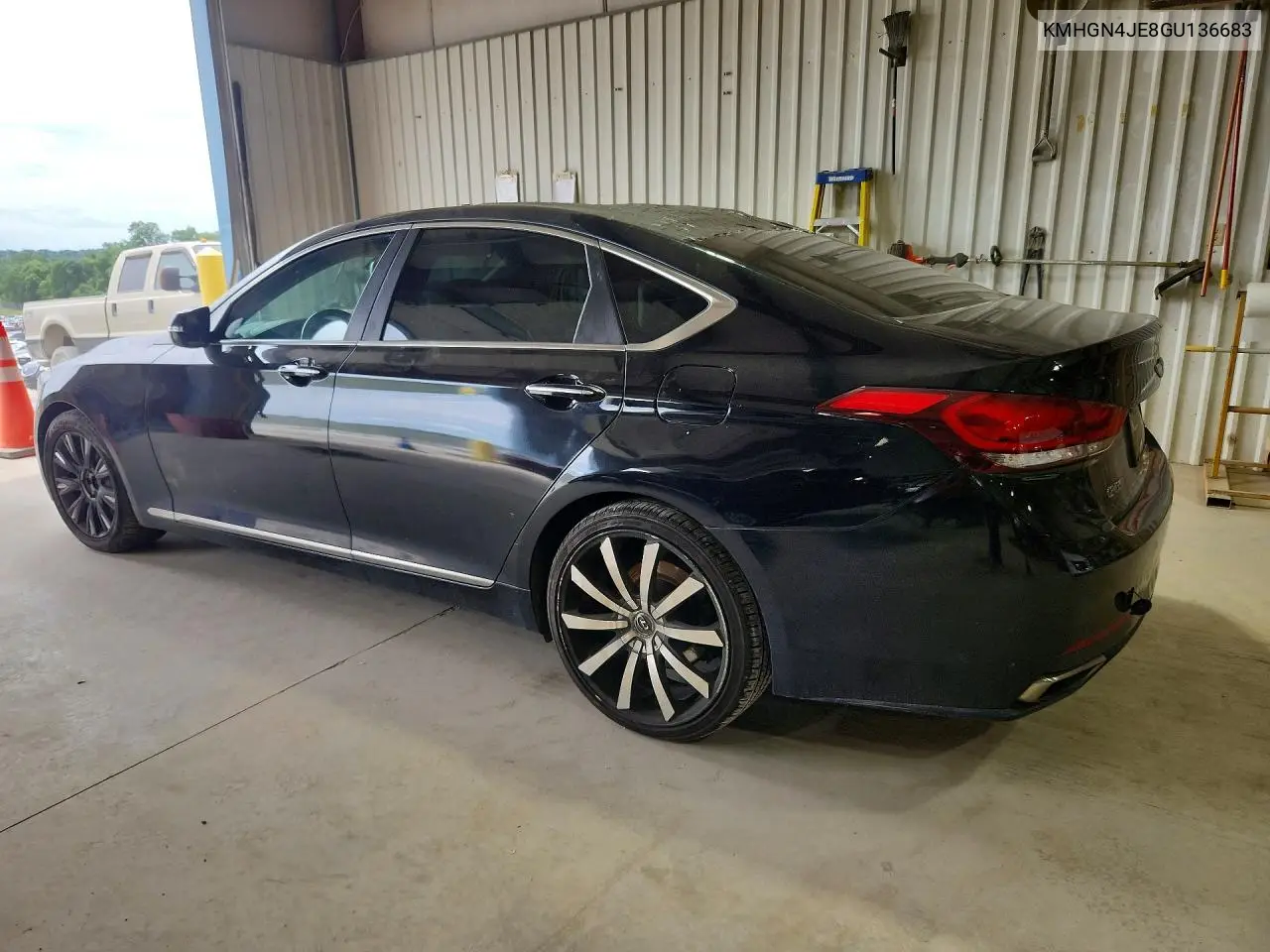 2016 Hyundai Genesis 3.8L VIN: KMHGN4JE8GU136683 Lot: 58961826