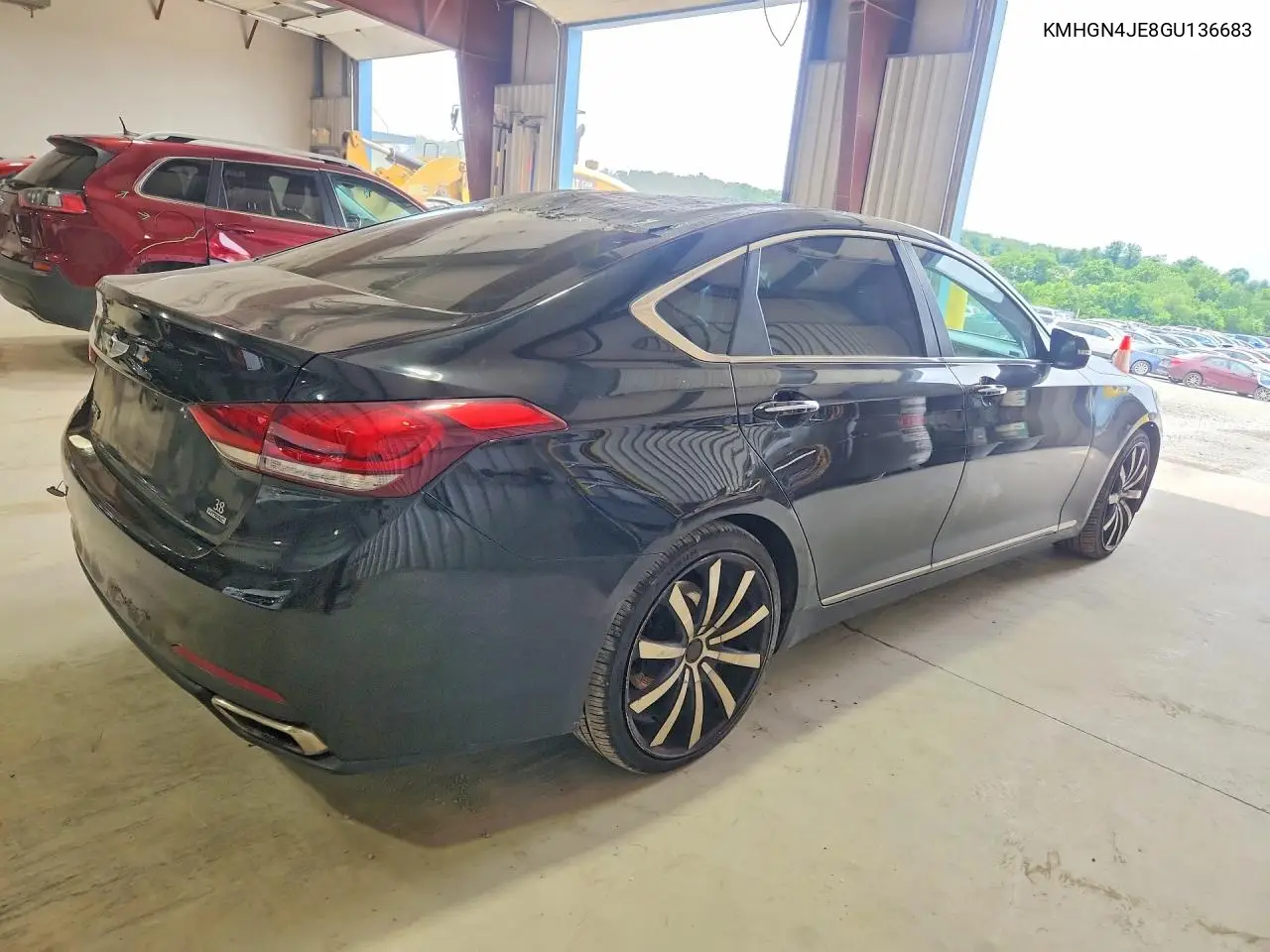 2016 Hyundai Genesis 3.8L VIN: KMHGN4JE8GU136683 Lot: 58961826