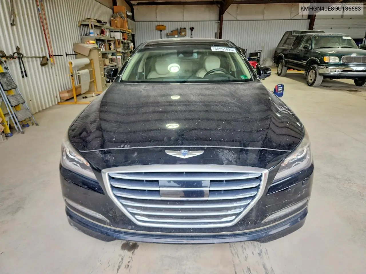 2016 Hyundai Genesis 3.8L VIN: KMHGN4JE8GU136683 Lot: 58961826