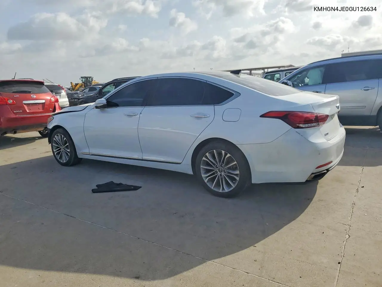 2016 Hyundai Genesis 3.8L VIN: KMHGN4JE0GU126634 Lot: 59128016