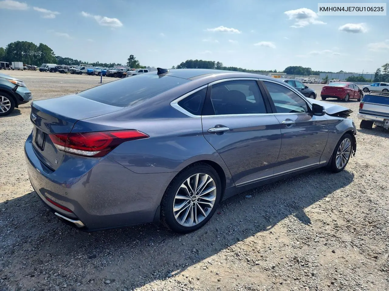 2016 Hyundai Genesis 3.8L VIN: KMHGN4JE7GU106235 Lot: 59272596