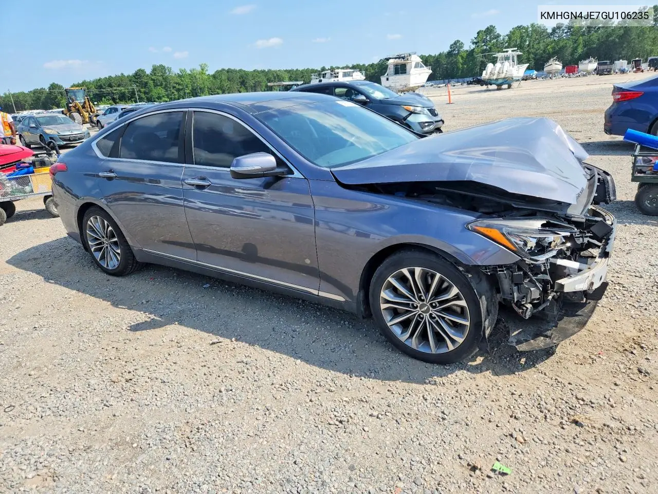 2016 Hyundai Genesis 3.8L VIN: KMHGN4JE7GU106235 Lot: 59272596