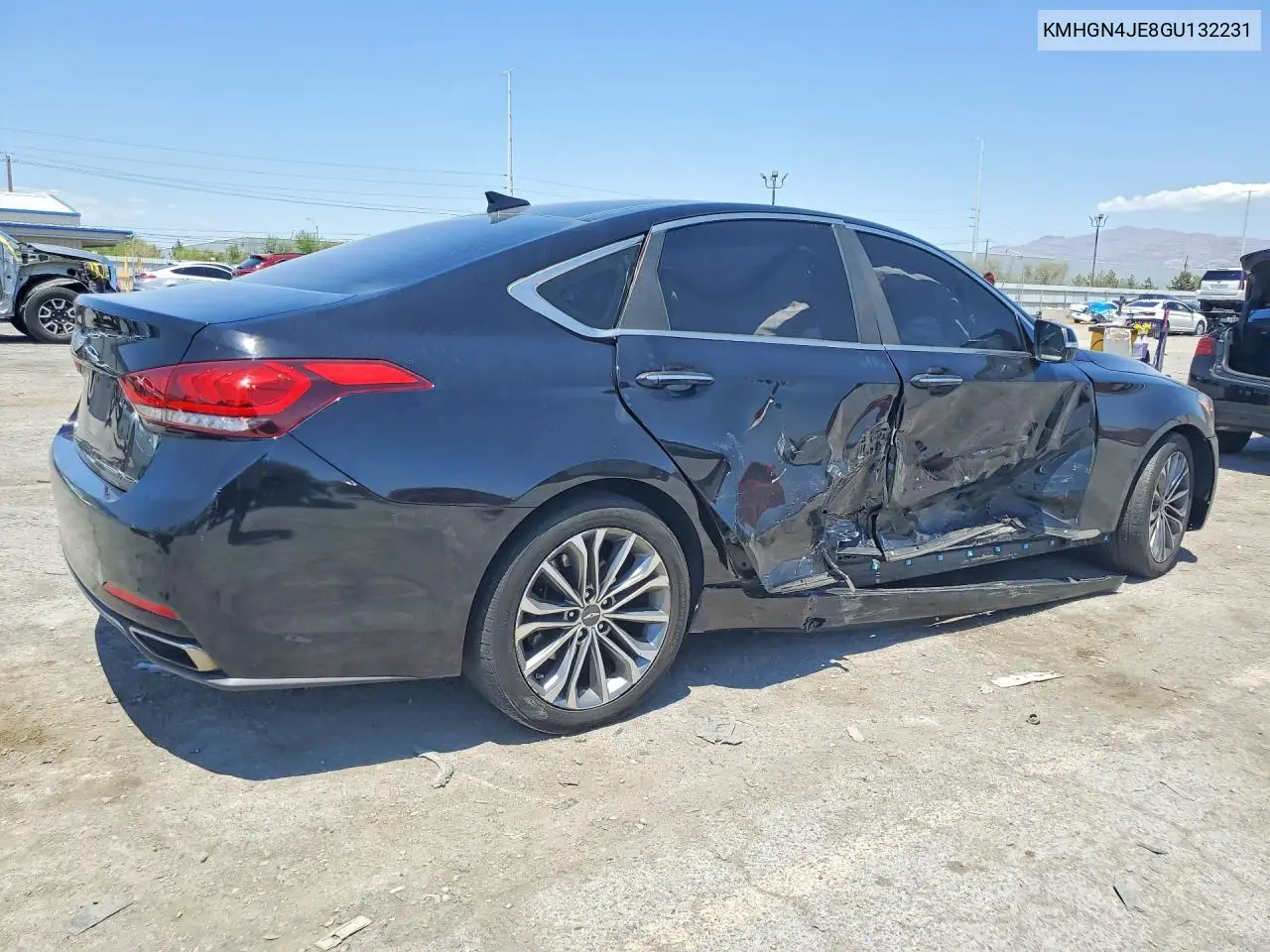 2016 Hyundai Genesis 3.8L VIN: KMHGN4JE8GU132231 Lot: 59356856