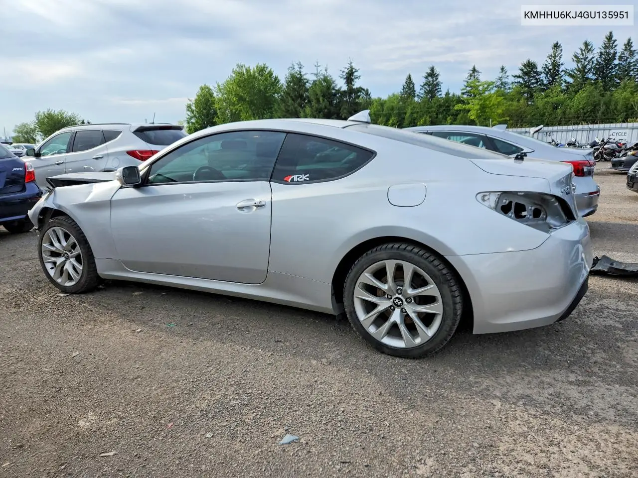 2016 Hyundai Genesis Coupe 3.8 R-Spec VIN: KMHHU6KJ4GU135951 Lot: 59362826
