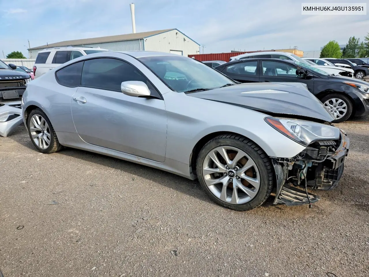 2016 Hyundai Genesis Coupe 3.8 R-Spec VIN: KMHHU6KJ4GU135951 Lot: 59362826