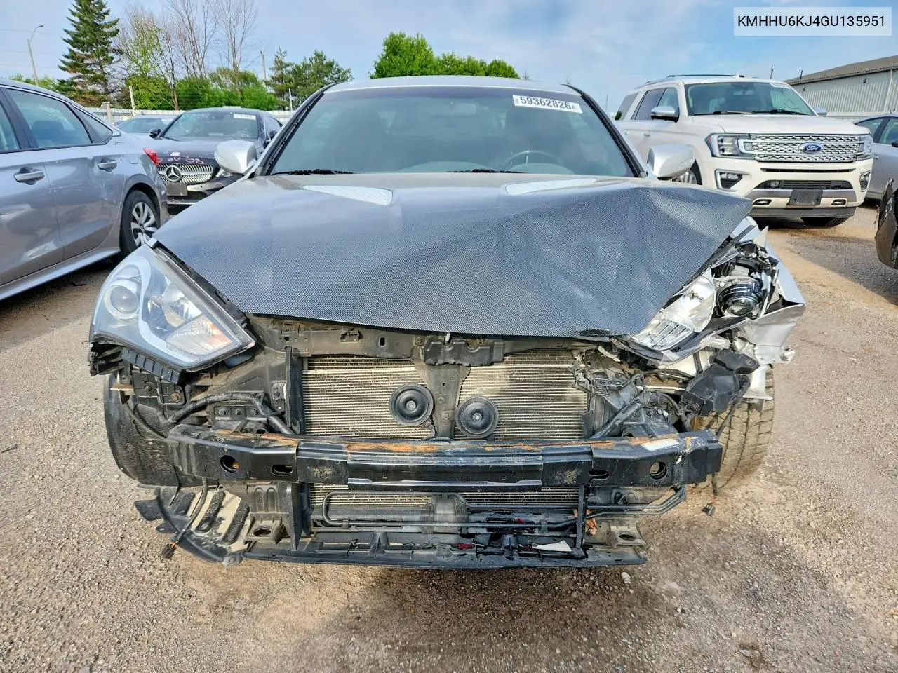 2016 Hyundai Genesis Coupe 3.8 R-Spec VIN: KMHHU6KJ4GU135951 Lot: 59362826