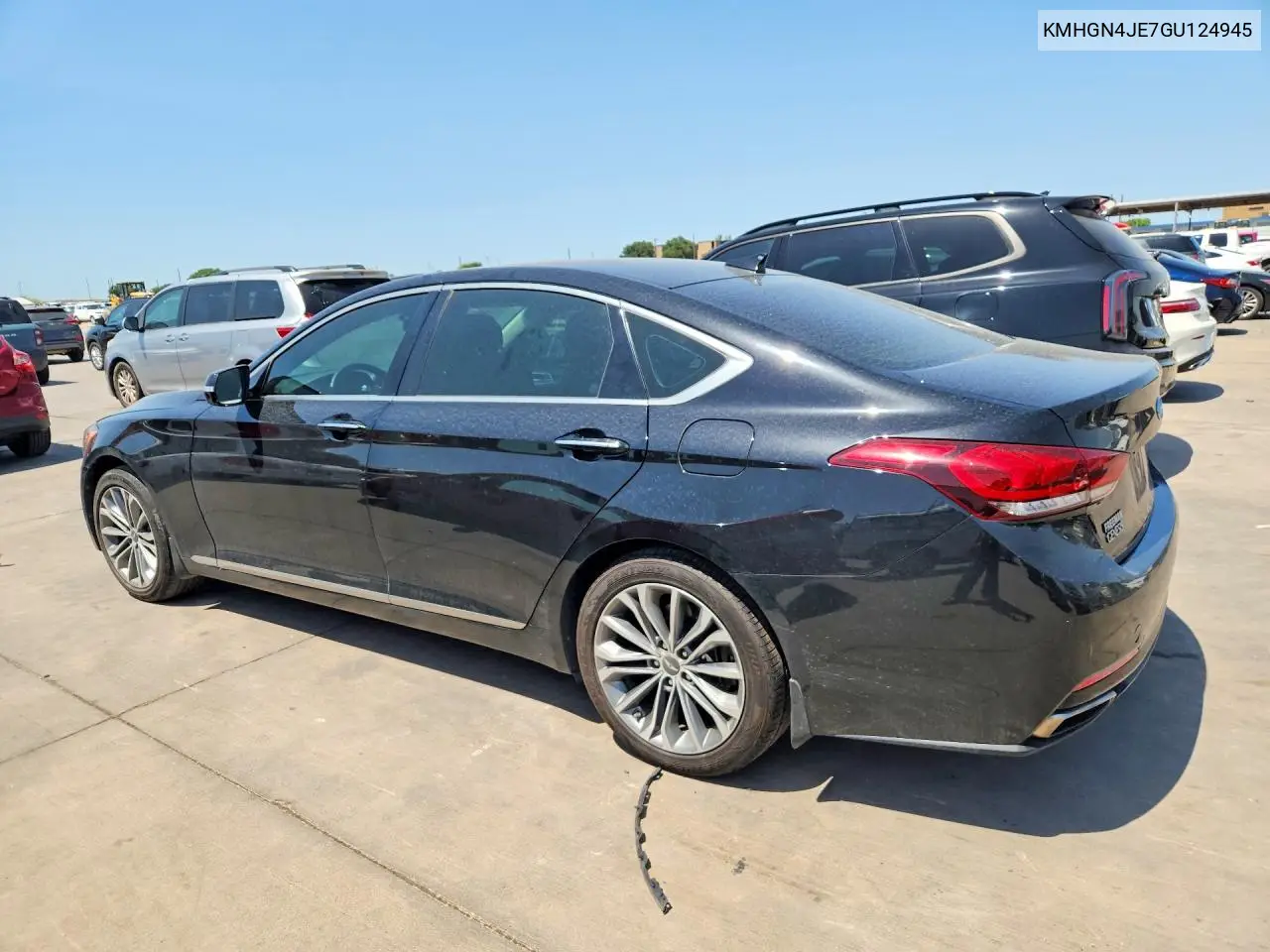 2016 Hyundai Genesis 3.8L VIN: KMHGN4JE7GU124945 Lot: 59589086