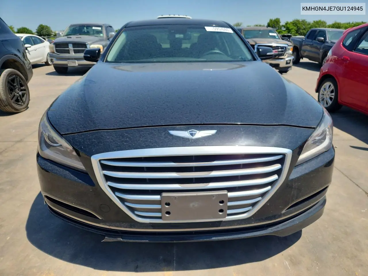 2016 Hyundai Genesis 3.8L VIN: KMHGN4JE7GU124945 Lot: 59589086