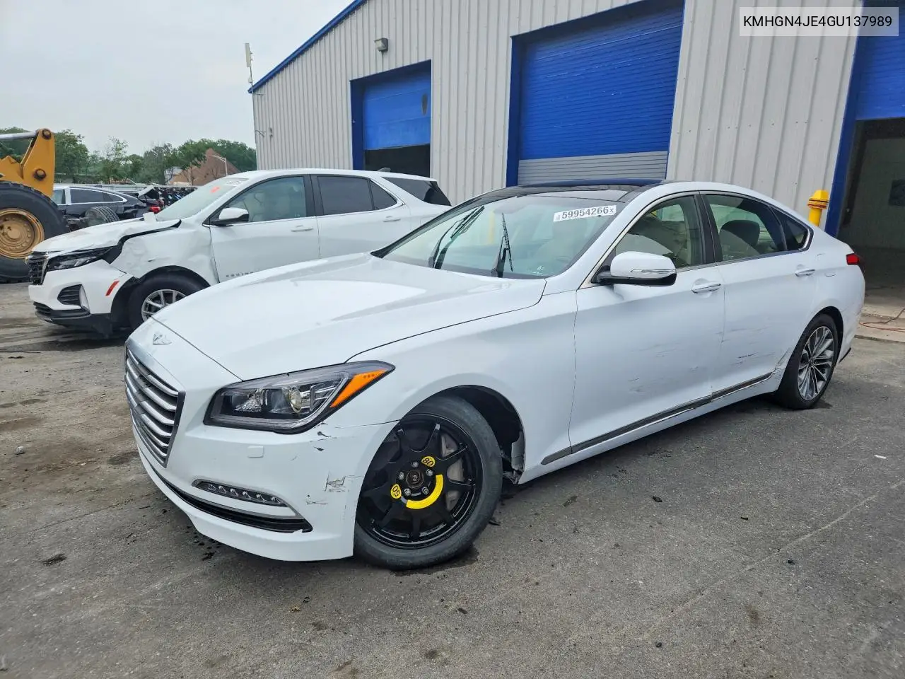 2016 Hyundai Genesis 3.8L VIN: KMHGN4JE4GU137989 Lot: 59954266