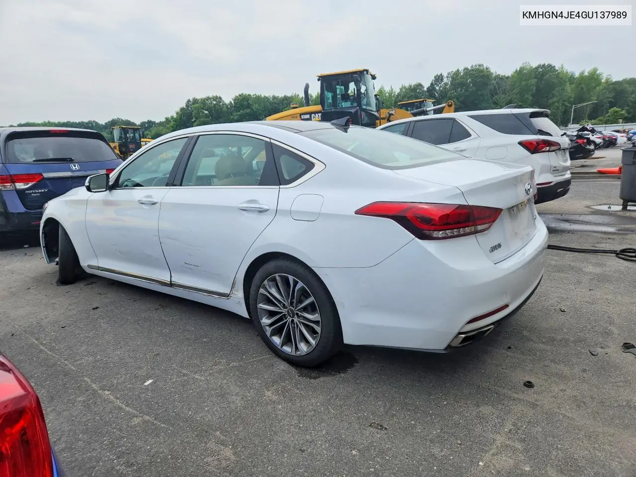 2016 Hyundai Genesis 3.8L VIN: KMHGN4JE4GU137989 Lot: 59954266