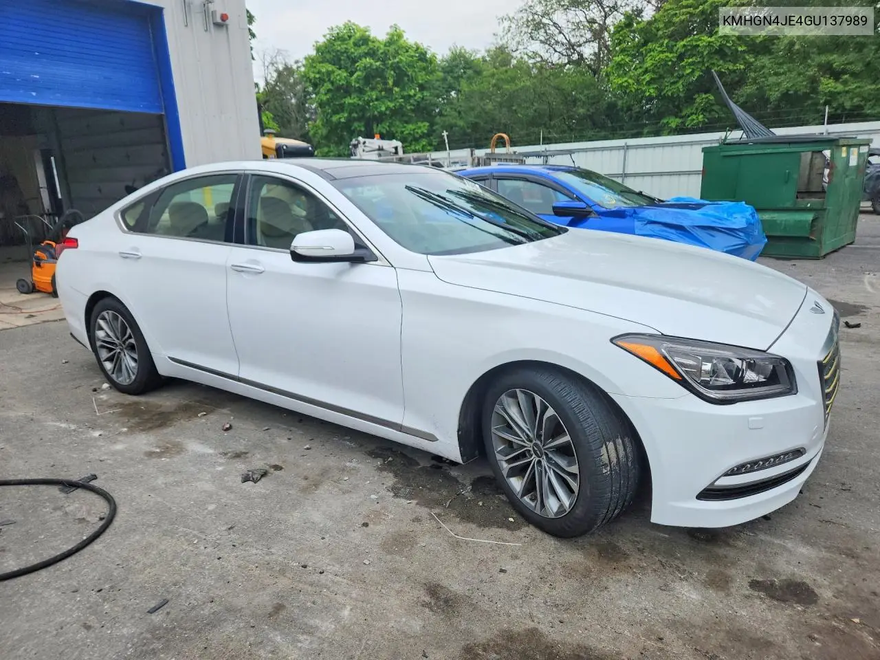 2016 Hyundai Genesis 3.8L VIN: KMHGN4JE4GU137989 Lot: 59954266