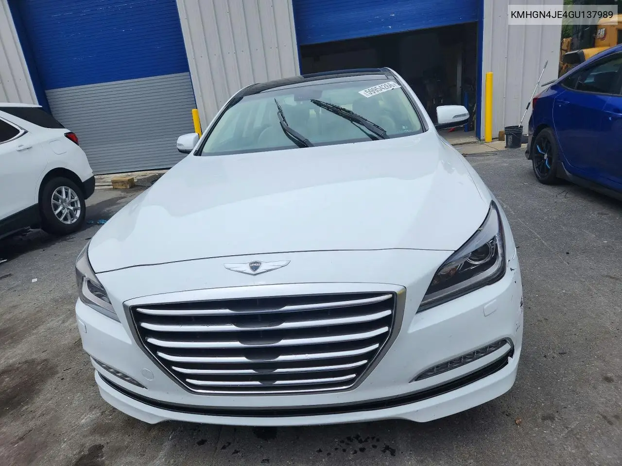 2016 Hyundai Genesis 3.8L VIN: KMHGN4JE4GU137989 Lot: 59954266