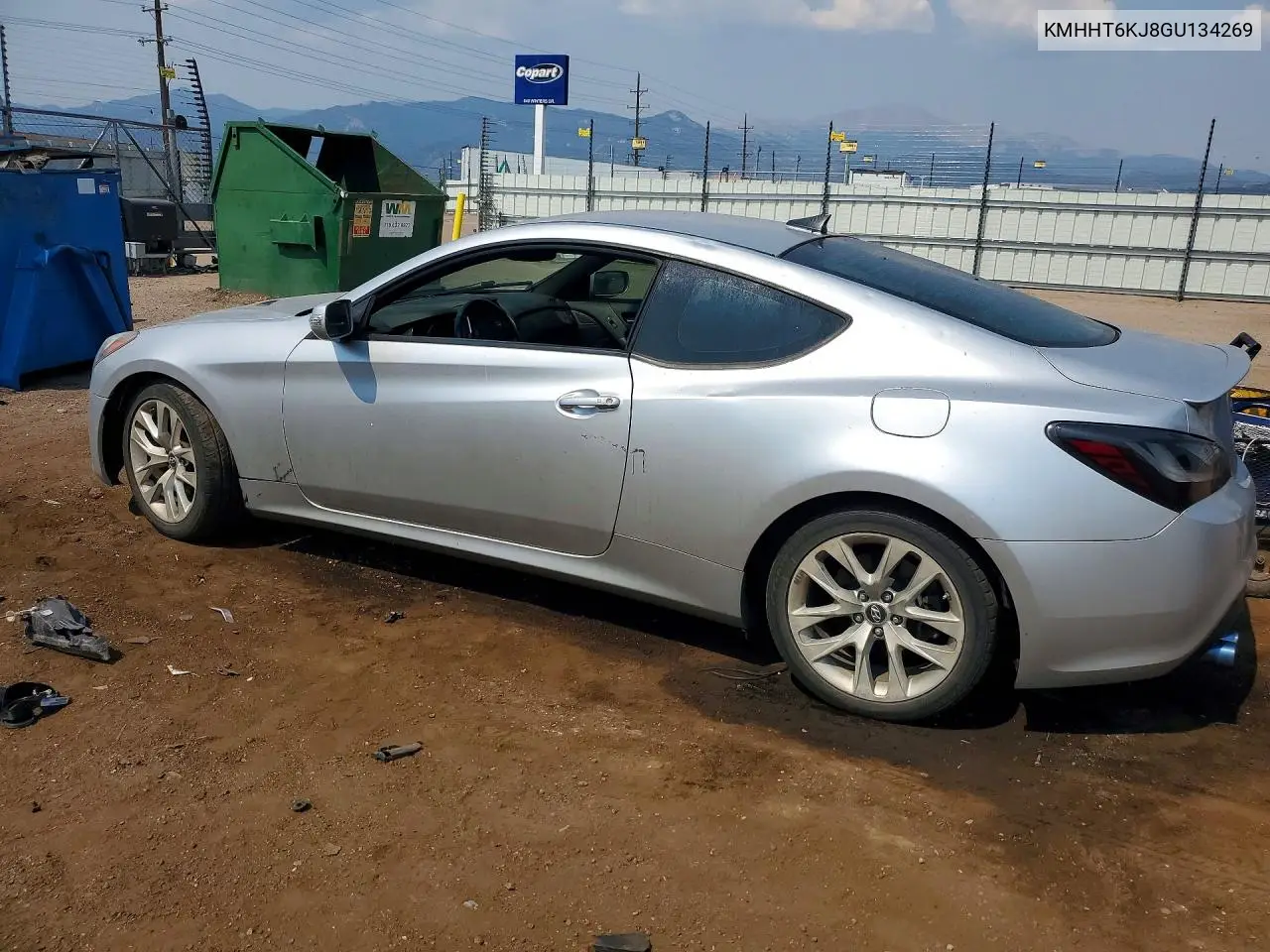 2016 Hyundai Genesis Coupe 3.8L VIN: KMHHT6KJ8GU134269 Lot: 59990296