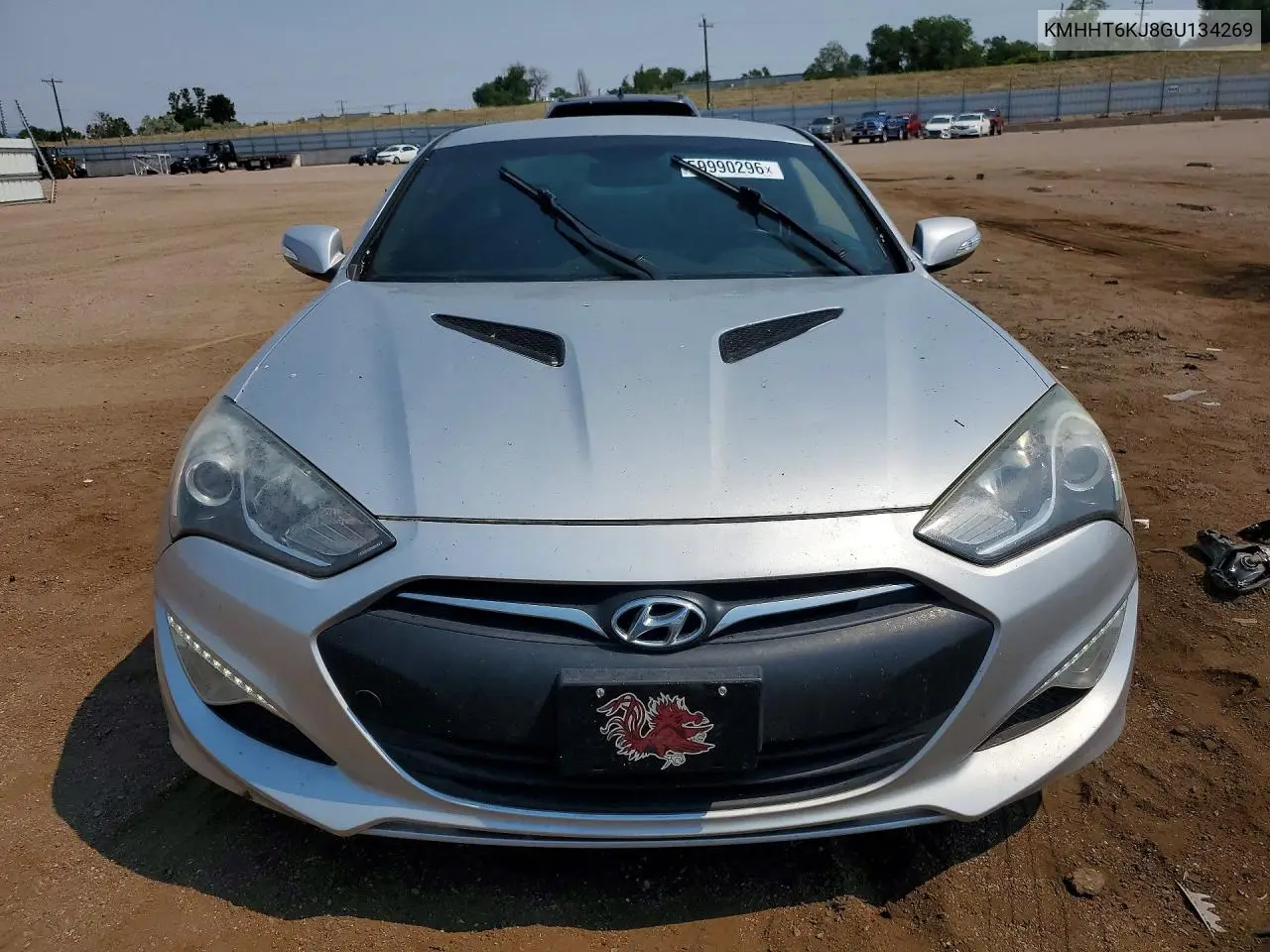 2016 Hyundai Genesis Coupe 3.8L VIN: KMHHT6KJ8GU134269 Lot: 59990296