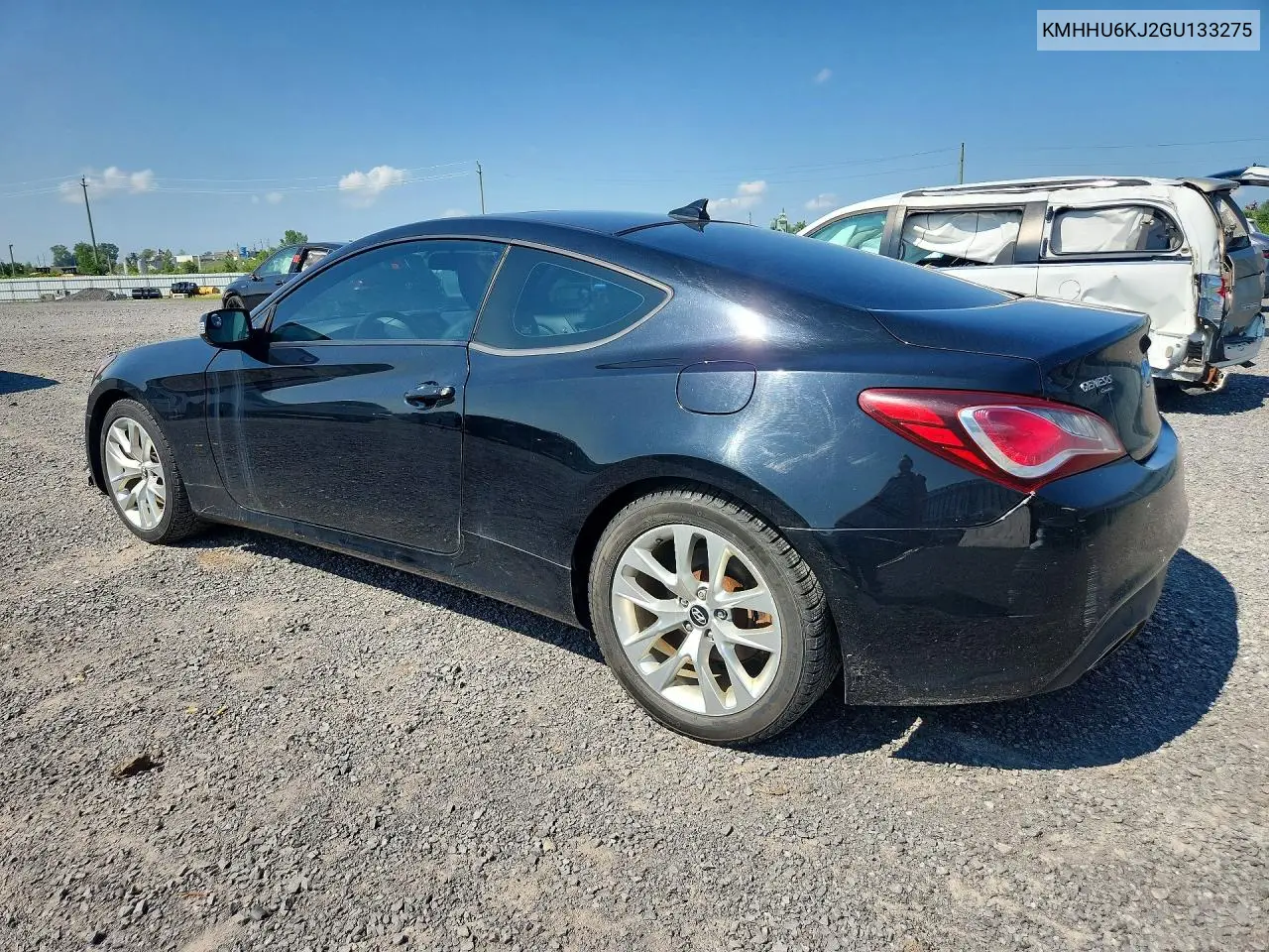 2016 Hyundai Genesis Coupe 3.8 R-Spec VIN: KMHHU6KJ2GU133275 Lot: 60135616