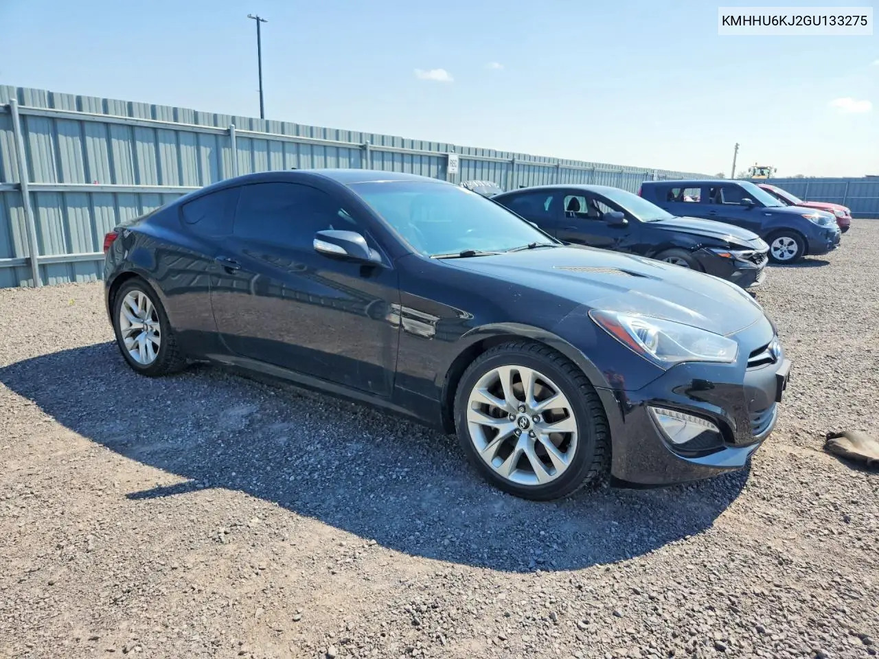 2016 Hyundai Genesis Coupe 3.8 R-Spec VIN: KMHHU6KJ2GU133275 Lot: 60135616