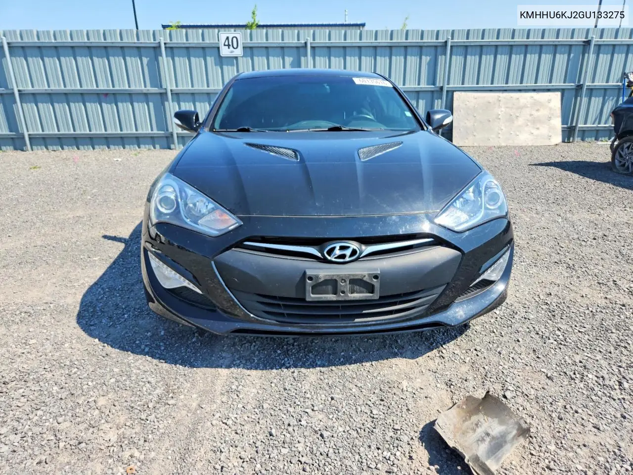 2016 Hyundai Genesis Coupe 3.8 R-Spec VIN: KMHHU6KJ2GU133275 Lot: 60135616