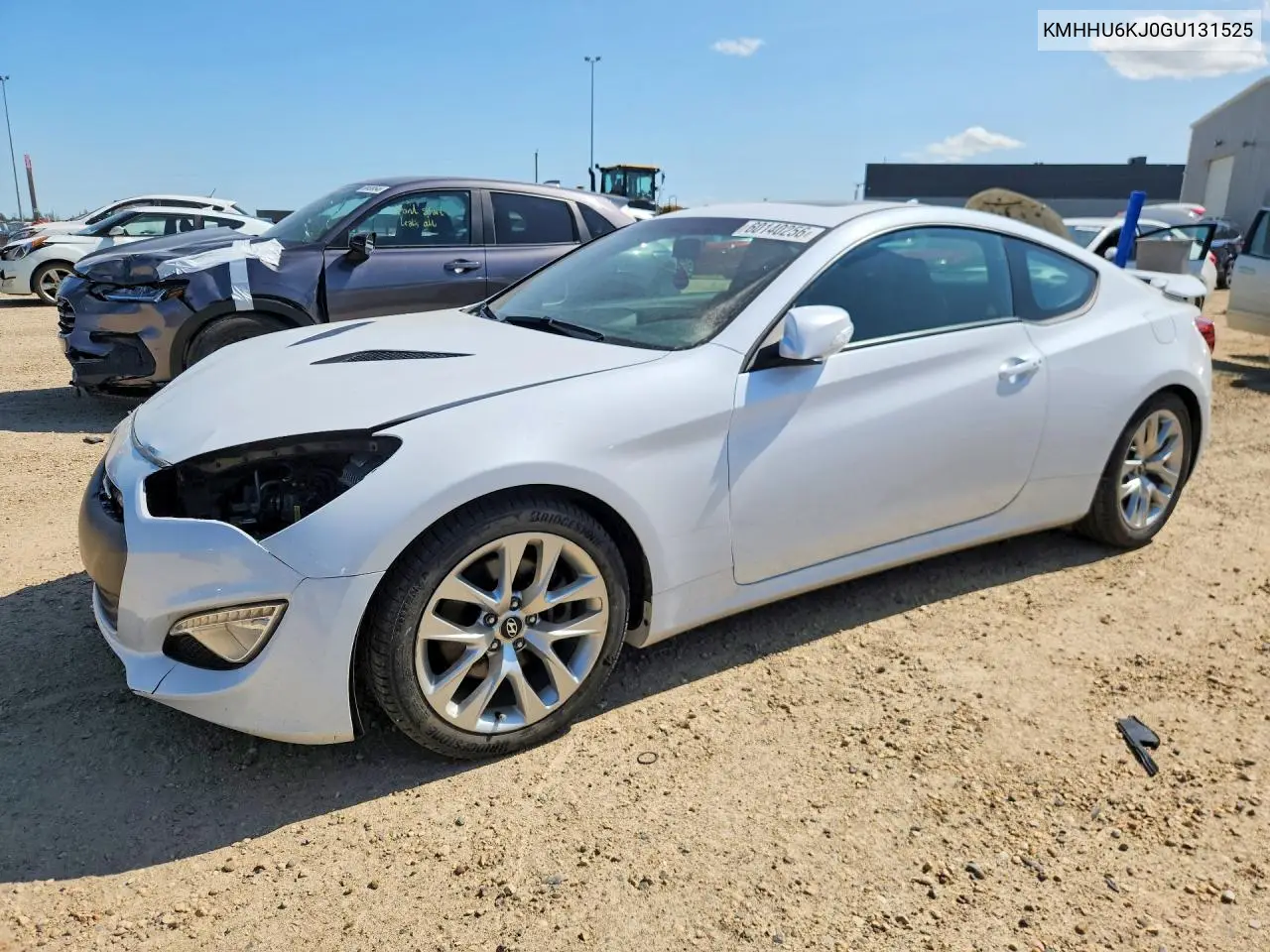 2016 Hyundai Genesis Coupe 3.8 R-Spec VIN: KMHHU6KJ0GU131525 Lot: 60140256