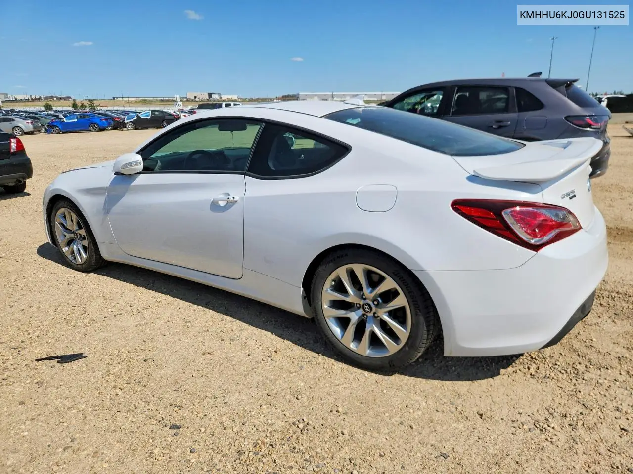 2016 Hyundai Genesis Coupe 3.8 R-Spec VIN: KMHHU6KJ0GU131525 Lot: 60140256