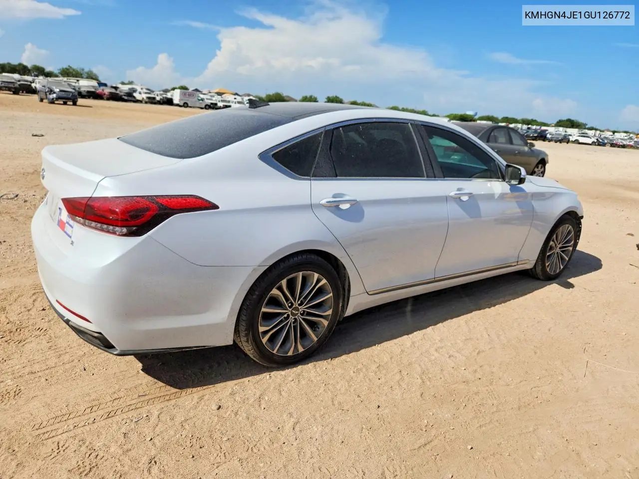 2016 Hyundai Genesis 3.8L VIN: KMHGN4JE1GU126772 Lot: 60253486
