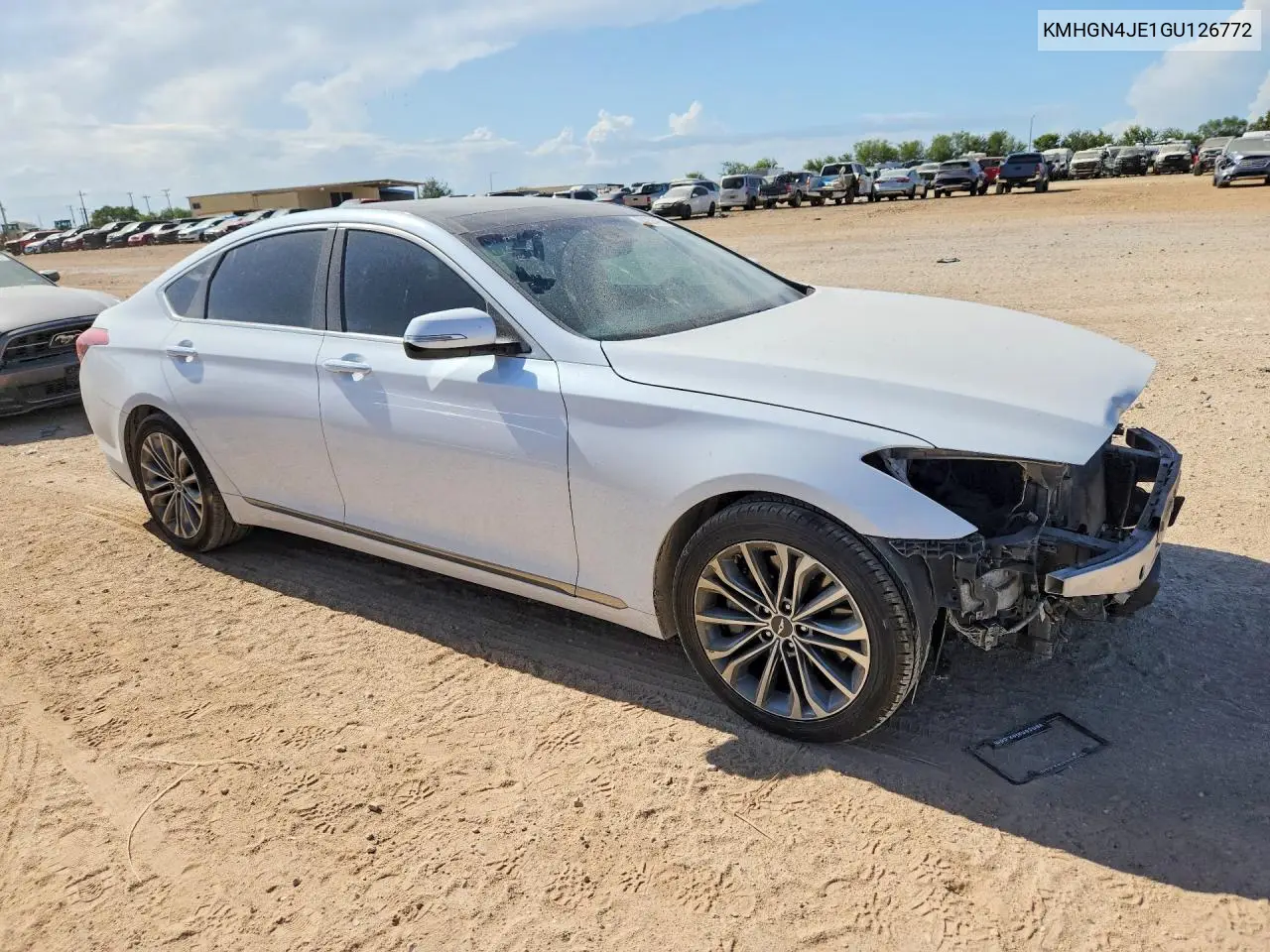 2016 Hyundai Genesis 3.8L VIN: KMHGN4JE1GU126772 Lot: 60253486
