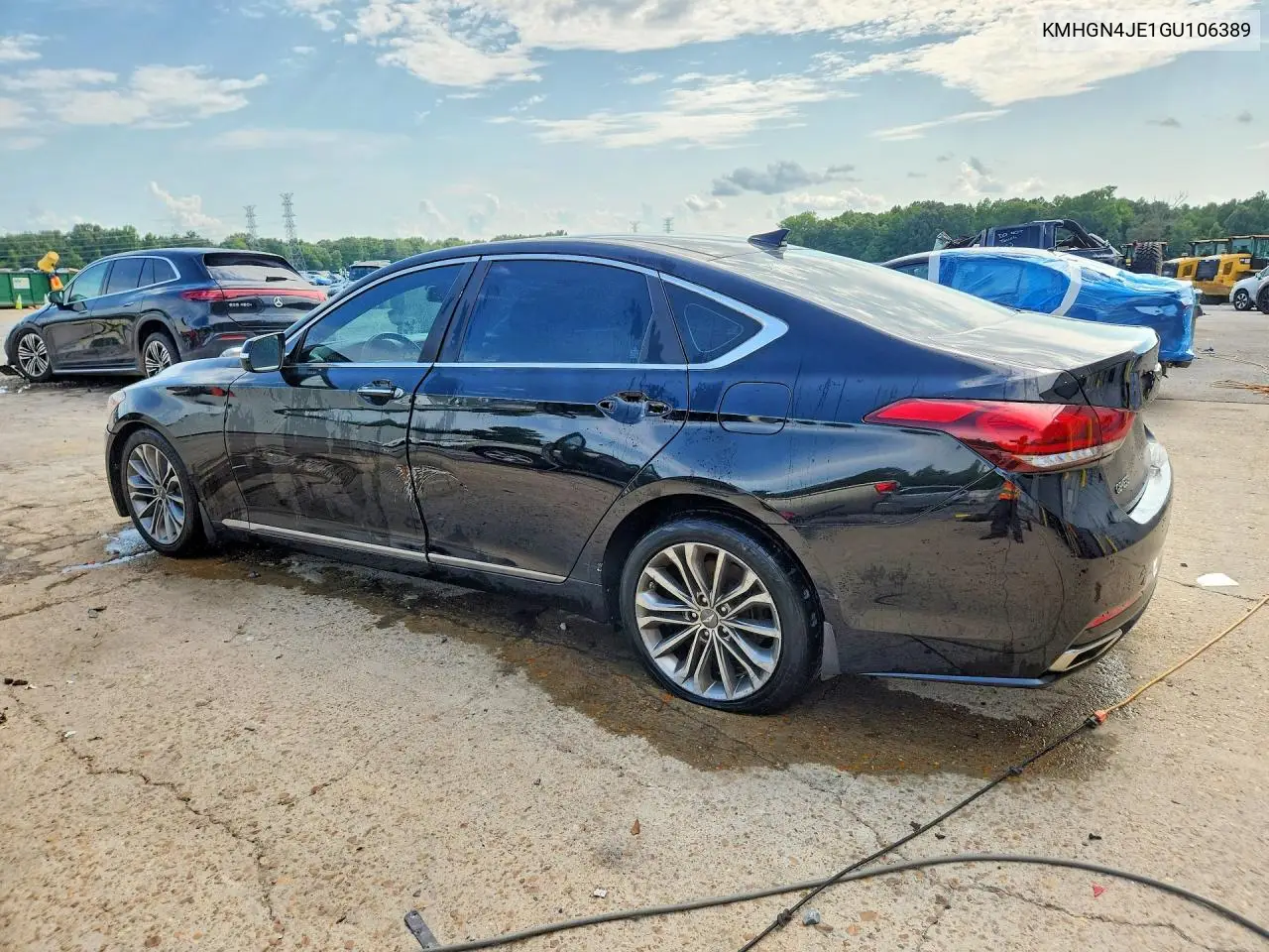 2016 Hyundai Genesis 3.8L VIN: KMHGN4JE1GU106389 Lot: 60320896