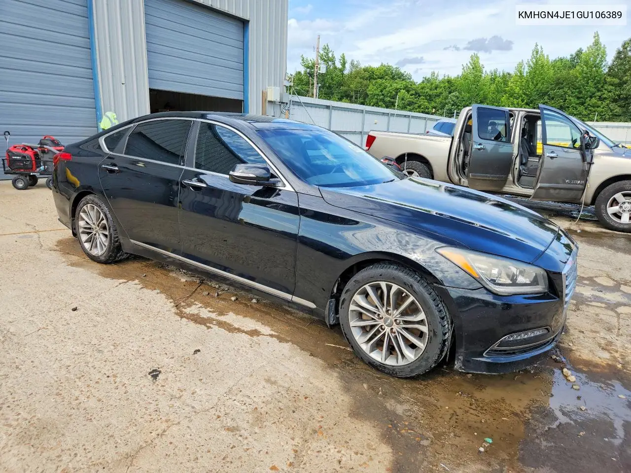 2016 Hyundai Genesis 3.8L VIN: KMHGN4JE1GU106389 Lot: 60320896