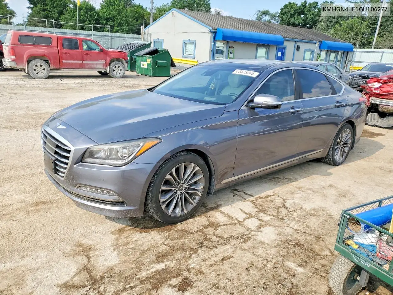 2016 Hyundai Genesis 3.8L VIN: KMHGN4JE1GU106277 Lot: 60323906