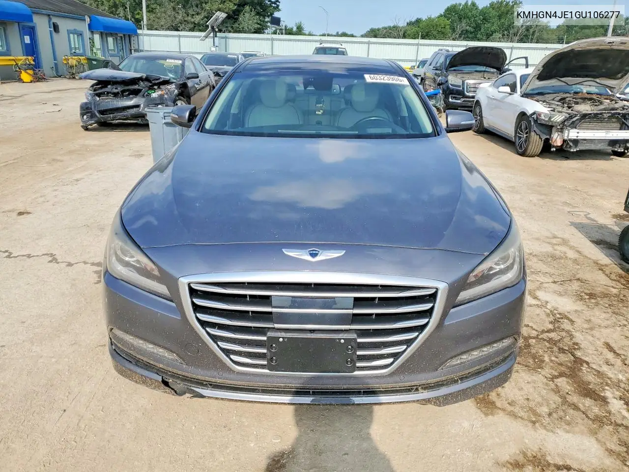 2016 Hyundai Genesis 3.8L VIN: KMHGN4JE1GU106277 Lot: 60323906