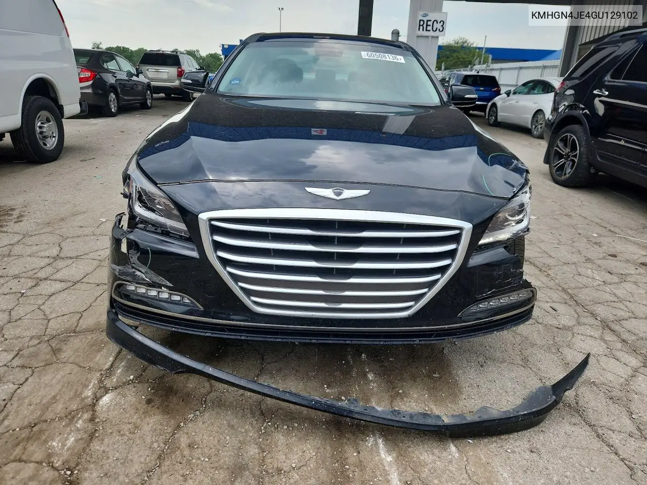 2016 Hyundai Genesis 3.8L VIN: KMHGN4JE4GU129102 Lot: 60508136
