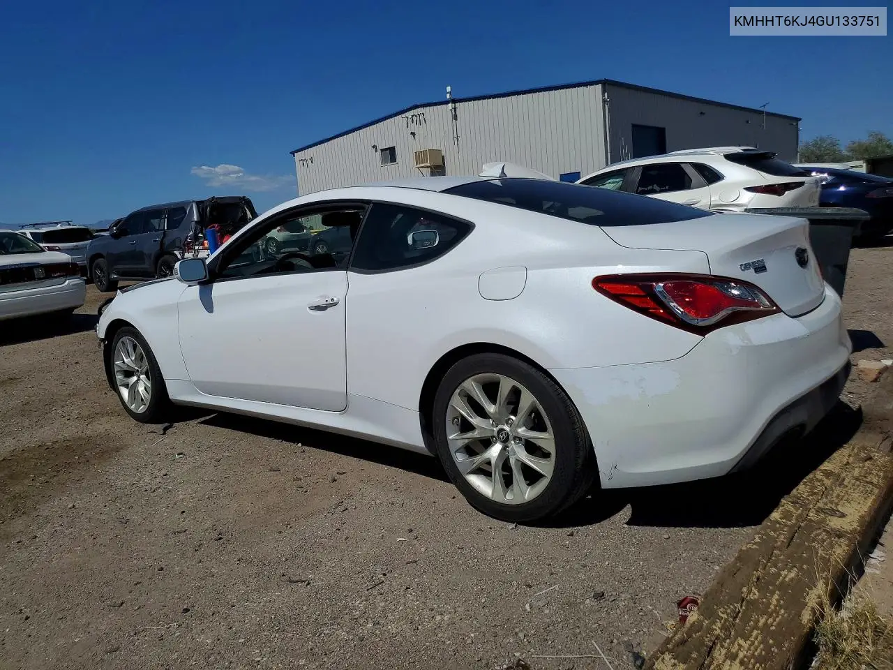 2016 Hyundai Genesis Coupe 3.8L VIN: KMHHT6KJ4GU133751 Lot: 60810136