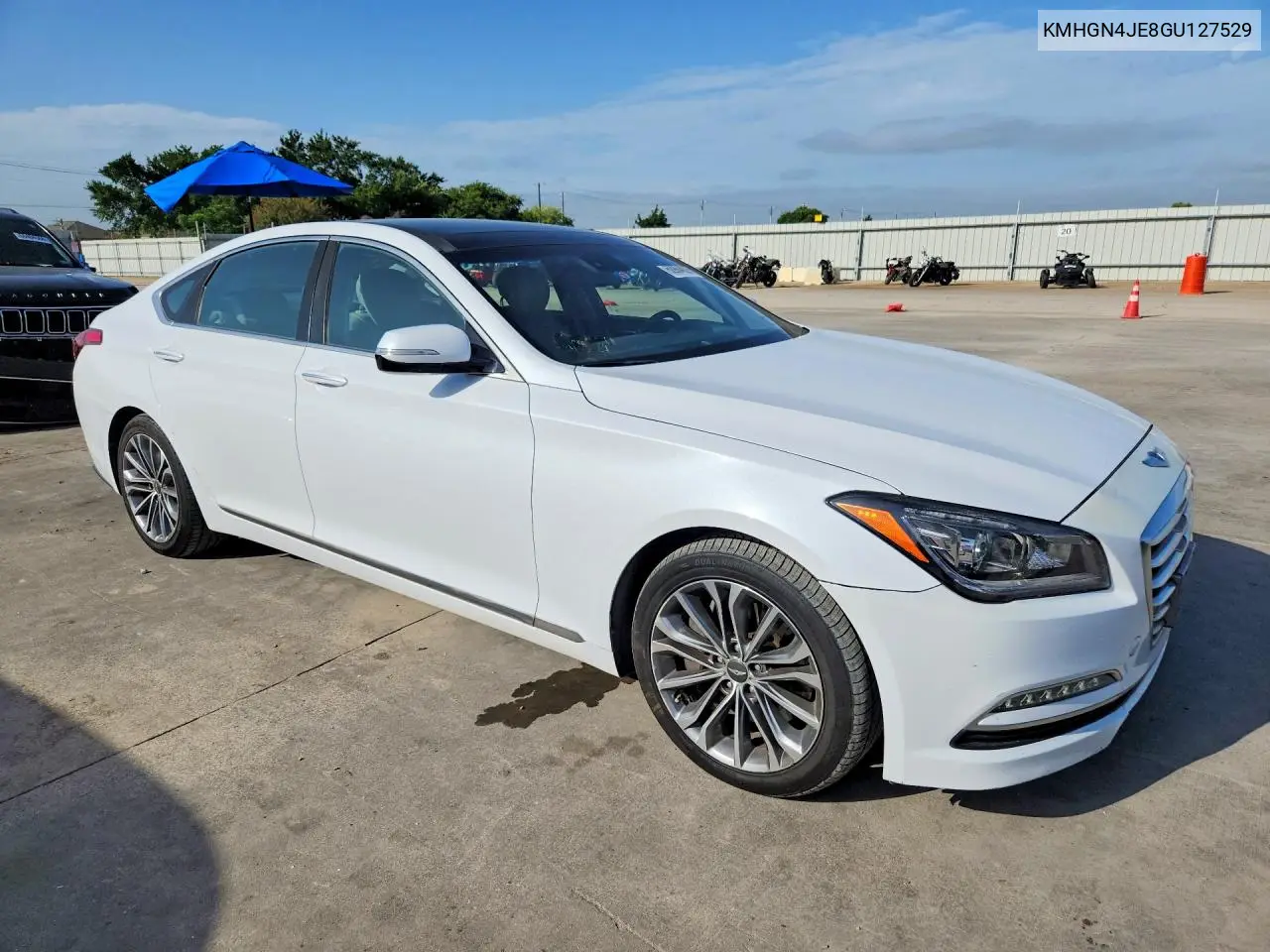 2016 Hyundai Genesis 3.8L VIN: KMHGN4JE8GU127529 Lot: 60984026