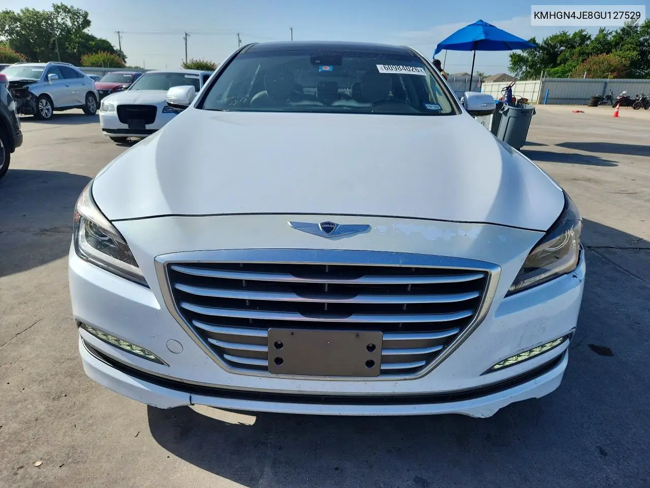 2016 Hyundai Genesis 3.8L VIN: KMHGN4JE8GU127529 Lot: 60984026