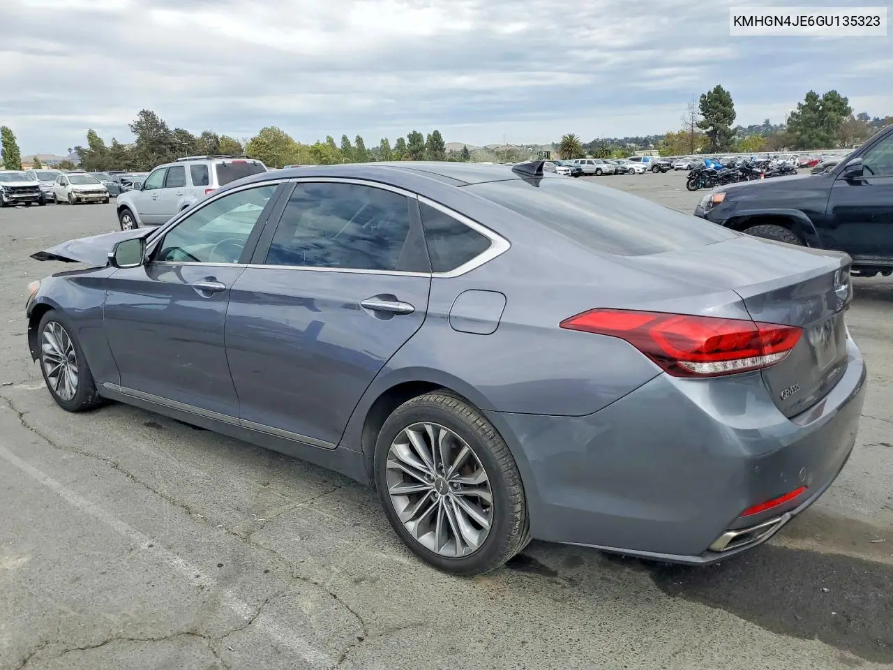 2016 Hyundai Genesis 3.8L VIN: KMHGN4JE6GU135323 Lot: 61029076