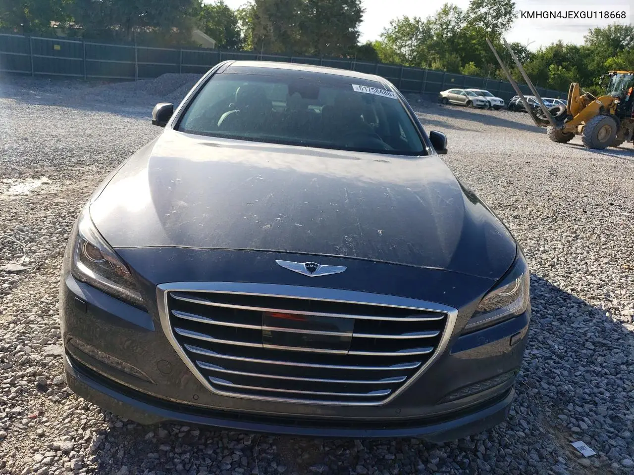 2016 Hyundai Genesis 3.8L VIN: KMHGN4JEXGU118668 Lot: 61758486